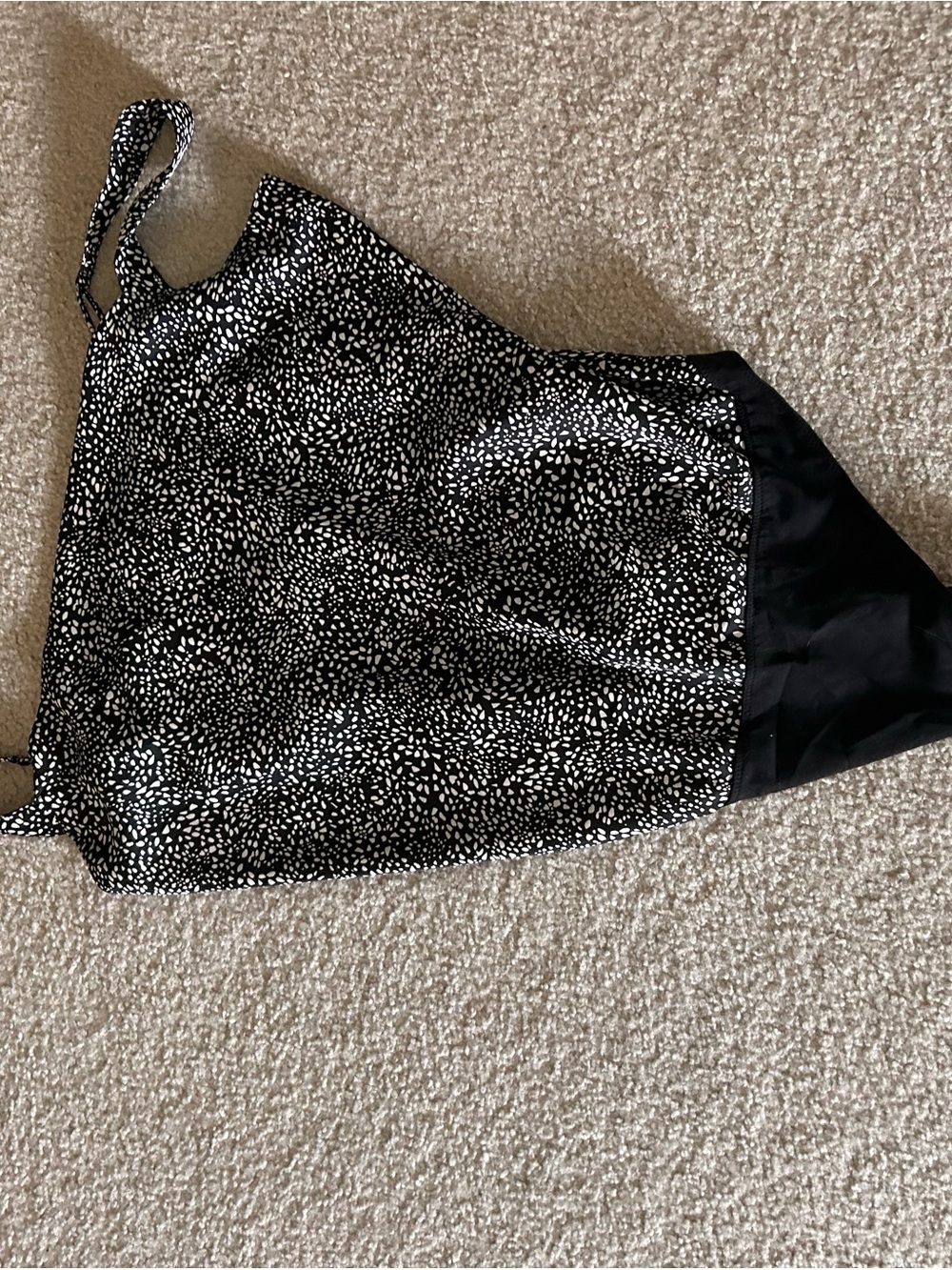 Abercrombie & Fitch Black and White Speckle Slip